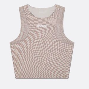 Bandit Beige Optical Illusion Crop Top